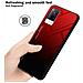 Custodia Compatibile Con Vivo V21 4g / 5g In Rosso - Nero - Coperchio Protettivo Bicolore In Vetro Temperato E Silicone Tpu - Foto miniatura 5