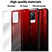 Custodia Compatibile Con Vivo V21 4g / 5g In Rosso - Nero - Coperchio Protettivo Bicolore In Vetro Temperato E Silicone Tpu - Foto miniatura 6