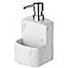 Distributore Di Sapone Liquido Festival Con Contenitore In Spugna, Ceramica Di Marmo, 380 Ml, Wenko - Foto miniatura 2