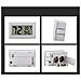 Mini Igrometro / Termometro Lcd Bianco   2 Pacchi - Foto miniatura 3
