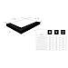 Griglia Di Ventilazione Luft Angolo Destra 40x60x9 Terra Slim - Foto miniatura 2
