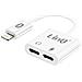 Adattatore Audio E Carica Doppio Lightning Compatto Linq Bianco - Foto miniatura 1