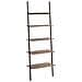 Scaffale Pendente 5 Livelli Marrone Scuro E Nero 64x34x185,5 Cm - Foto miniatura 2