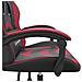 Sedia Da Gaming Girevole Nero E Rosso Vino In Similpelle - Foto miniatura 7