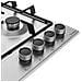 Piano Cottura HIAW64224SXE a Gas 4 Fuochi Gas Colore Acciaio Inossidabile - Foto miniatura 4