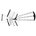 Antenna TV LB2000 Dual 32 dB All'aperto Colore Alluminio - Foto miniatura 7