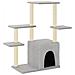 Albero Per Gatti Con Tiragraffi In Sisal Grigio Chiaro 97,5 Cm - Foto miniatura 1