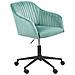 Sedia Da Scrivania Venice Velluto Verde Menta - Foto miniatura 2
