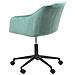 Sedia Da Scrivania Venice Velluto Verde Menta - Foto miniatura 4