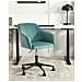 Sedia Da Scrivania Venice Velluto Verde Menta - Foto miniatura 8