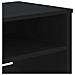 Mobile Porta Tv Nero 122x34x41 Cm In Legno Multistrato - Foto miniatura 2