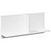Mobile A Parete 70x16,5x30 Cm Bianco In Legno Multistrato - Foto miniatura 2
