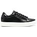 Cupsole Lace Up Trainers Sneakers Pelle Scarpe Donna Nero Eu 36, Hw0hw01353 Beh - Foto miniatura 2