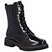 Black Casual Closed Ladies Mid Height Boots Stivaletti Sintetico E Tessile Scarpe Donna Nero Eu 40, D1w72-02 - Foto miniatura 1