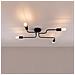Lampadario Vector 4 Nero Sl. 1446 - Industriale Lampade Da Soffitto Nero 15.5x78x58 Cm - Foto miniatura 8
