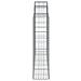 Cesti Gabbioni ad Arco 40 pz 200x30x120/140 cm Ferro Zincato - Foto miniatura 3