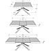Tavolo allungabile 90x120/224 cm Karida cemento gambe antracite - Foto miniatura 4