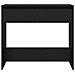 Tavolino Consolle Rovere Nero 89x41x76,5cm Legno Multistrato - Foto miniatura 2