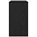 Tavolino Consolle Rovere Nero 89x41x76,5cm Legno Multistrato - Foto miniatura 3
