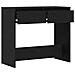 Tavolino Consolle Rovere Nero 89x41x76,5cm Legno Multistrato - Foto miniatura 4