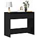 Tavolino Consolle Rovere Nero 89x41x76,5cm Legno Multistrato - Foto miniatura 6
