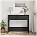 Tavolino Consolle Rovere Nero 89x41x76,5cm Legno Multistrato - Foto miniatura 9