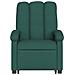 Lusso Casadino -  Poltrona Alzapersona Reclinabile Elettrica Verde Scuro Tessuto - Foto miniatura 7