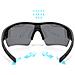 Occhiali Da Sole Sportivi Uv400 Per Ciclismo E Guida Black - Foto miniatura 5