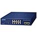 8-Port 10/100/1000T + 2-Port Gestito L2 Gigabit Ethernet (10/100/1000) Blu - Foto miniatura 1