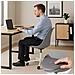 Sedia Da Ufficio Full Grigio Poltrona Da Studio E Casa Ergonomica Con Ruote - Foto miniatura 2