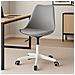 Sedia Da Ufficio Full Grigio Poltrona Da Studio E Casa Ergonomica Con Ruote - Foto miniatura 1