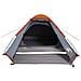Tenda da Campeggio a Cupola 2 Persone Grigio e Arancione - Foto miniatura 5