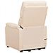 Lusso Casadino -  Poltrona Alzapersona Crema In Tessuto - Foto miniatura 4