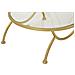 Tavolino Mf803 - Oro - Metallo - 40x40x78 Cm - Foto miniatura 6