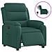 Poltrona Elettrica Reclinabile Verde Scuro in Tessuto - Foto miniatura 1