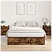 Struttura letto con contenitore in rovere affumicato 150x200 cm - Foto miniatura 5