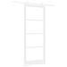 "Set di Porta Scorrevole con Hardware  Bianca 93x232 cm Legno Massello Pino, Porta Interna con Vetro ""ORKDAL""  Bianca 93x232x4 cm" - Foto miniatura 1