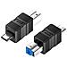 Adattatore Usb 3.0 B Maschio (m) A C Maschio (c-m) - Confezione Da 2 - Foto miniatura 1