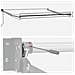 Tenda da Sole Antracite 3,5 x 2,5 m Metallo - Foto miniatura 9