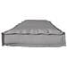 Cuscino per panchina Grigio 140x40x8 cm Tessuto Oxford - Foto miniatura 3