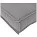 Cuscino per panchina Grigio 140x40x8 cm Tessuto Oxford - Foto miniatura 5