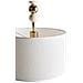 Lampadario Loky Metallo Ottone /beige - Foto miniatura 5
