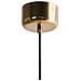 Lampadario Loky Metallo Ottone /beige - Foto miniatura 6