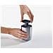 Dispenser Di Sapone Igienico Presto Acciaio Inossidabile Capacità 350ml Facile Da Usare Con Il Polso Finitura Grigia Ideale Per Cucina O Bagno - Foto miniatura 3