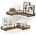 SHELVES 2 pezzi Mensole da parete rustiche per soggiorno x2 - Foto miniatura 2