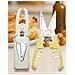 Forbici Da Cucina Magnetiche Multifunzione - Acciaio Inox 3cr13, Affilatura Automatica E Custodia Magnetica White - Foto miniatura 5