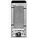 FAB28RBL6 monoporta Libera installazione 270 L Nero - Foto miniatura 10