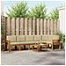 Set di divani da esterno con cuscino 7 pcs Naturale e Beige - Foto miniatura 2
