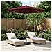 Parasol da Giardino con Luci LED 230 x 230 cm Poliestere - Foto miniatura 2