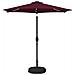 Parasol da Giardino con Luci LED 230 x 230 cm Poliestere - Foto miniatura 1
